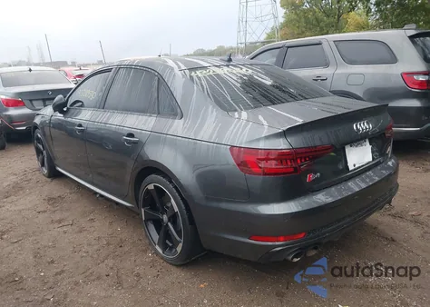 2018 Audi S4 3.0T Premium Plus z USA, uszkodzony, nr VIN WAUC4AF49JA018846